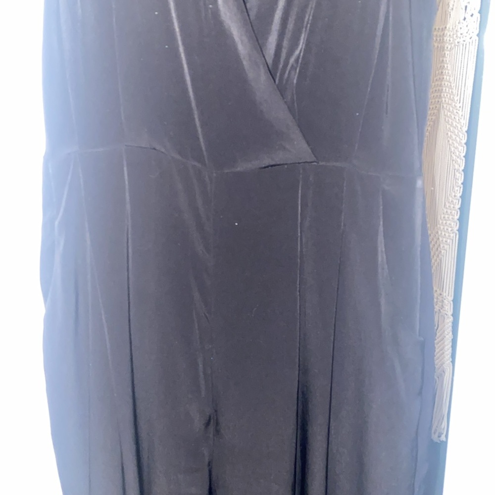 Sparkle & Fade Jumpsuit Small Open Back Empire Wa… - image 5